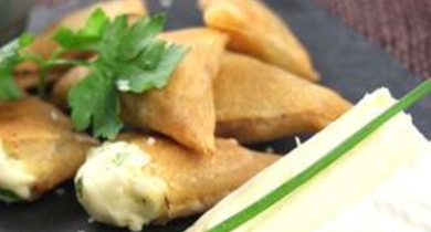 Samossas de brie Roitelet épicé