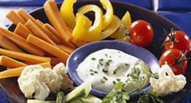 Sauce pour bâtonnets de légumes