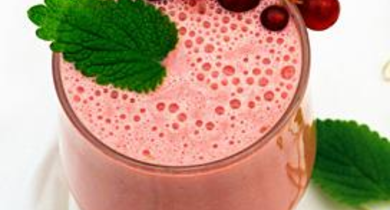 Smoothie fruits rouges