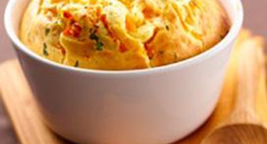 Soufflé au fromage et carottes