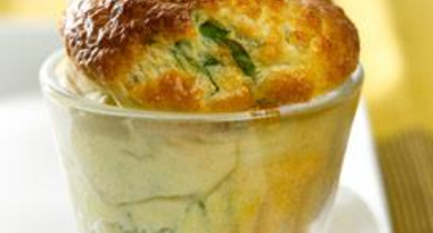 Soufflé d’orties à l’Emmental 