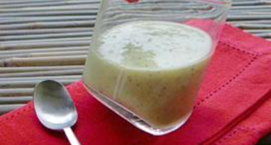 Soupe glacée aux kiwis