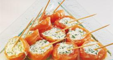 Surprise de saumon au chèvre Président