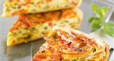 Tarte aux légumes du soleil Bridelight 