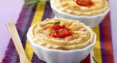 Tartelettes aux légumes du soleil et Salakis