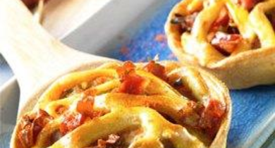 Tartelettes de veau au piment et chorizo