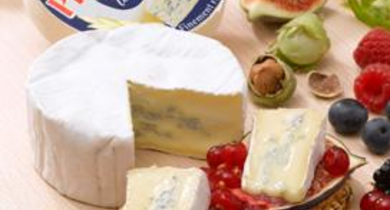 Tartine au bleu et fruits rouges