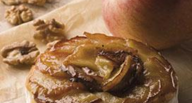 Tatin de camembert aux pommes gourmandes