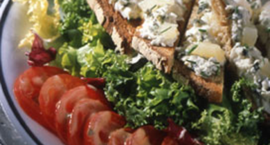 Terrine de Poires au Roquefort Société