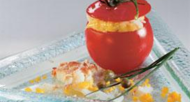 Tomates farcies au crabe