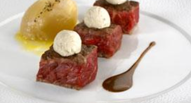 Tournedos de boeuf au beurre d'huîtres