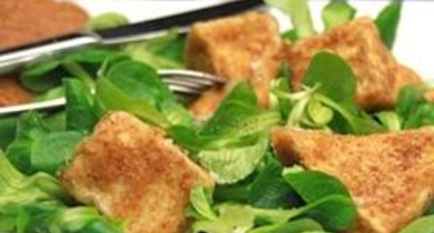 Triangle de camembert Lanquetot pané aux spéculoos