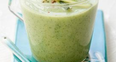Velouté froid de courgette au cumin bio