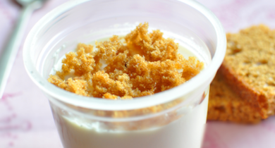 Blanc-manger au pain d'épices