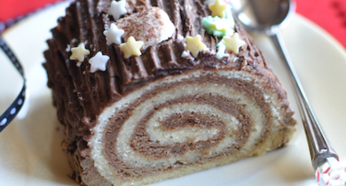 Bûche au chocolat de grand-maman