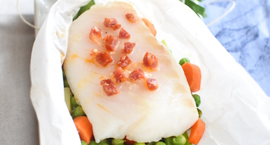 Cabillaud au beurre de chorizo