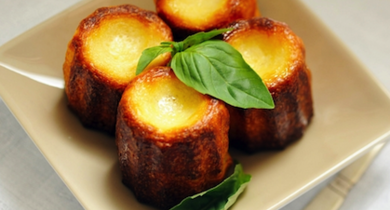 Cannelés au chèvre et aux herbes de Provence