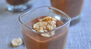 Caramel fondant au beurre salé et riz soufflé
