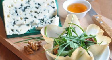 Cave Saveur Société et sa salade en corolle