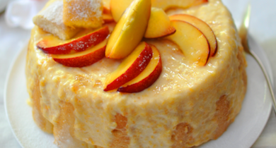 Charlotte aux pêches