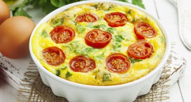 Clafoutis tomates cerises aux 3 saveurs