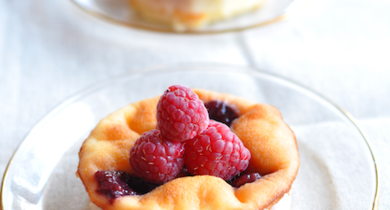 Clafoutis aux fruits rouges de saison 