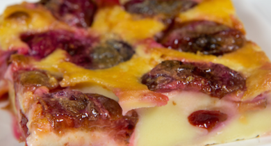 Clafoutis aux quetsches 