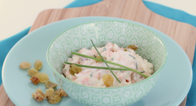 Coleslaw aux raisins