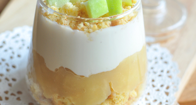 Compote de pomme en crumble