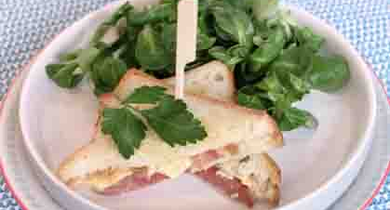 Croque monsieur à la cancoillotte