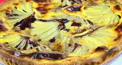 Tarte choco-poires
