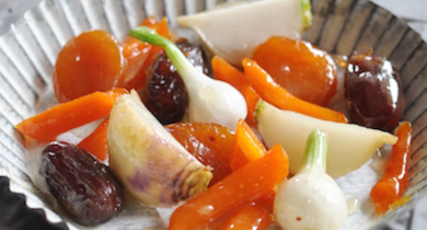 Confit de légumes printaniers