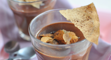 Crème au chocolat noir amer 