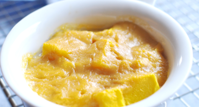 Crème de mangue gratinée