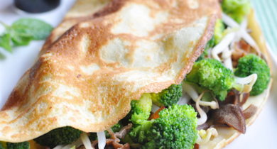 Crêpe salée végétarienne