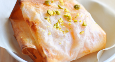 Croustillants aux abricots et aux pistaches