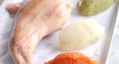 Cuisses de lapin en papillote