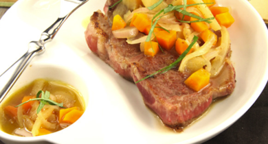 Echine de porc au cidre