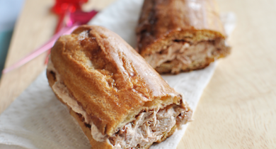 Eclair fourré au thon