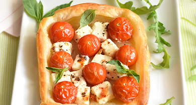 Feuilleté tomates et Salakis