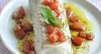 Filet de dorade, sauce vierge Président 