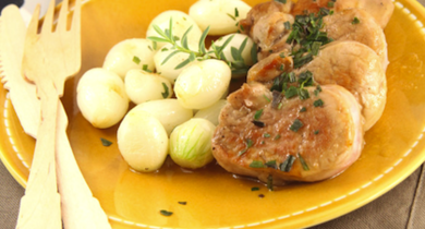 Filet mignon de porc au miel