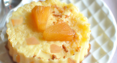 Flan à l'ananas