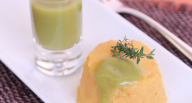 Flan de carottes à l’agar-agar 