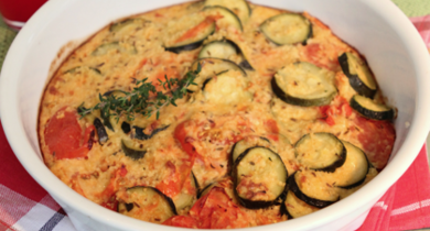 Flan aux courgettes