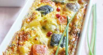 Flan de légumes du soleil Lactel 