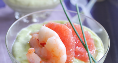 Fondant d'avocat aux agrumes