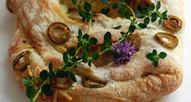 Fougasse aux olives