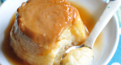 Gâteau de riz au caramel