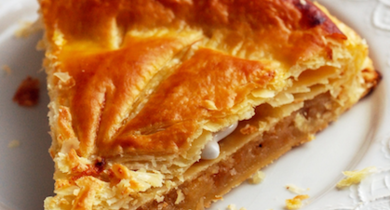 Galette des rois aux pommes et aux noisettes